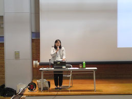 一言講師のご講演の様子