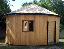Yourte en bois