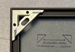 Bildaufhänger für Alurahmen 