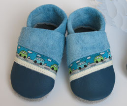 Krabbelschuhe mt busse handgemacht