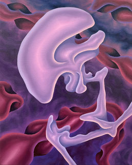 Exci, 2024, oil on canvas, 43 x 35 cm