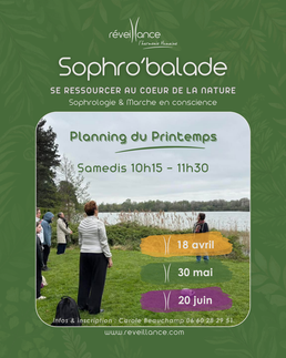 Sophro'balades organisées par Carole Beauchamp à Saint Quentin en Yvelines