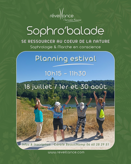 Sophro'balades estivales organisées par Carole Beauchamp à Maurepas 78