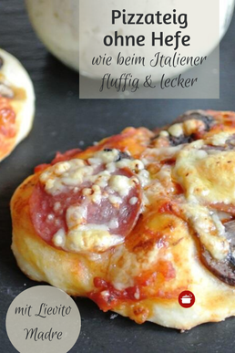 Pizzateig #ohnehefe #pizzateig #lievitomadre #lm #sauerteig
