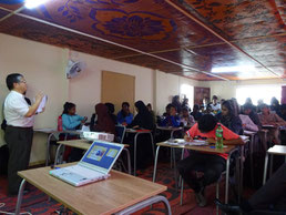 Seminar at Trinity College Nabbingo, Uganda