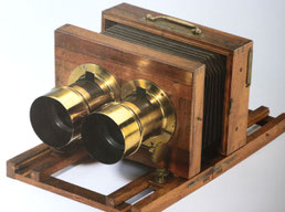 Chambre Photographique Ancienne Dubroni Au Collodion - Objet De Collection