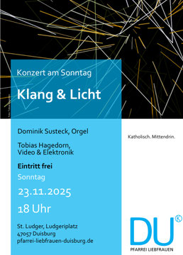 Plakat Klang & Licht