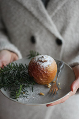 Bratäpfel mit Walnuss-Maroni-Fülle