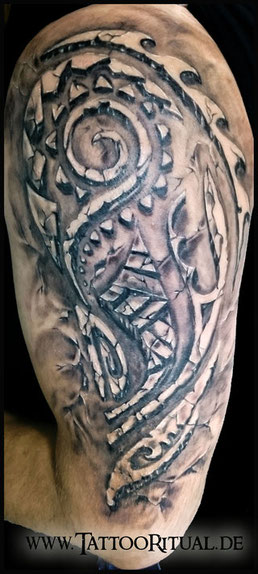 Maori Tattoo Stein, Tattoo Rostock, TattooRitual dein TattooDoktor