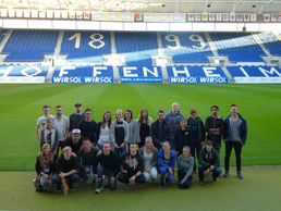 Sportmanagementstudenten vom Bodensee Campus zu Besuch bei der TSG Hoffenheim