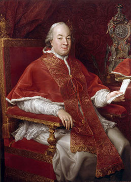 Pie VI.Toile de Pompeo Girolamo Batoni.