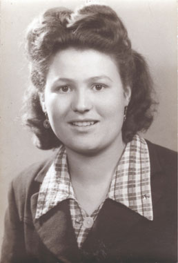 Lucienne à l'âge de 20 ans