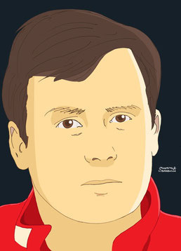 Patrick Tambay by Muneta & Cerracín