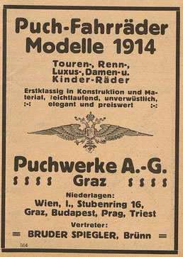 Österr. Fahrrad- und Automobil-Zeitung, 25. April 1914