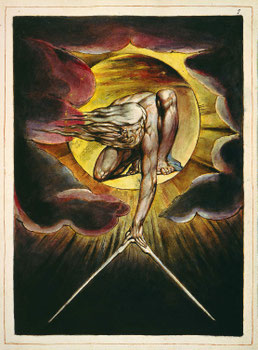 Blake, Frontispiece for 'Europe: A Prophecy'