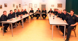 Der Chargenstab der Feuerwehr.