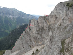 Routenverlauf Direkter Bergsteigerklubweg