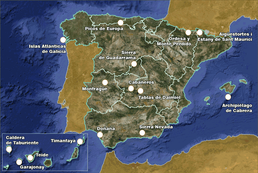Mapa de Parques Nacionales.