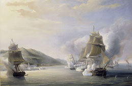 Morel Fatio, The Attack on Algiers by sea, 1830, Commissioned by Louis Philippe, Versailles, châteaux de Versailles et de Trianon