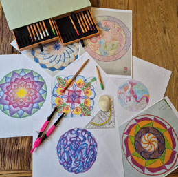 Teken jezelf blij met mandala´s!
