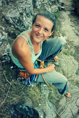 Delphine Simon grimpeuse escalade aventurière alpiniste alpinisme