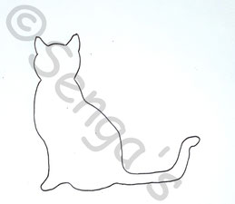 Katzenmotiv für Blachenprodukte