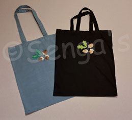 Bestickte Stofftaschen