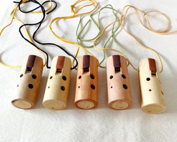 オカリナ工房福朗・クマソの縄文笛・アルトG＃管・炭化焼成・薪窯 オカリナ工房福朗・クマソの縄文笛・アルトG＃管・炭化焼成・薪