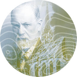 Bildkombination: Sigmund Freud - wikimedia.org; Wien - pixabay/Andreas N.