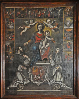 Cambia - Egl Ste Marguerite - Donation du Rosaire - Giuseppe-Maria Casalta (actif 1687-1711)1