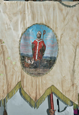 Orneto - Eglise St Nicolas - Bannière de procession