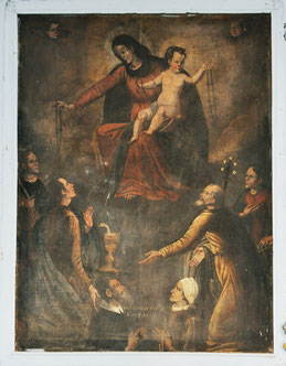 Aregno - Vierge du Rosaire avec St Joseph (Chapelle Saint-Jean l'Evangéliste)