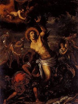 M.A. Bassetti (1588-1630) Saint Sébastien - cliché internet