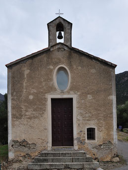 Urtaca (Haut Nebbiu) - Chapelle St Nicolas 11è - fortement remaniée elle garde des éléments romans
