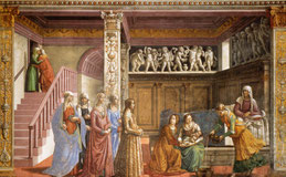 Florence - Santa Maria Novella - Ghirlandaio vers 1485