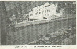 Groupe scolaire d'Asco édifié en 1937