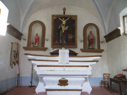 Orneto-maître-autel encadré de Jésus et de saint André