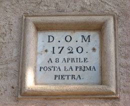 La Porta - Pose de la première pierre du Campanile