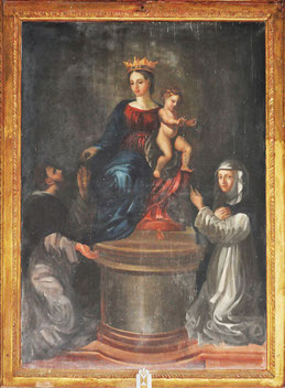 Donation du Rosaire à St Dominique et à Ste Catherine de Sienne
