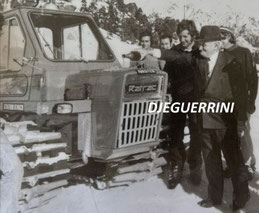 Inauguration de la dameuse par le Maire d'Asco