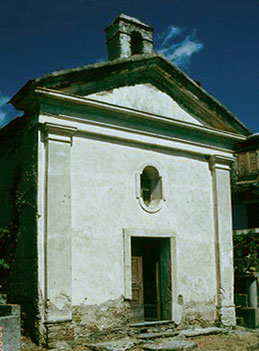 Ortiporio - Chapelle St Sébastien-1846-abbé Mathieu Piacentini m.d'ouvrage