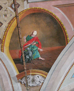 Talasani - Eglise Sainte-Lucie - Décors peints de Joseph Giordani né à Bastia en 1815 - 1840