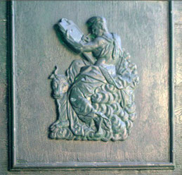 Bastia - Panneau de la porte de la cathédrale Sainte-Marie