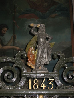 Calenzana- St Blaise - fonts baptismaux 1843