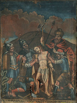 Station 10 - Jésus est dépouillé de ses vêtements et abreuvé de fiel - Giacomo Grandi