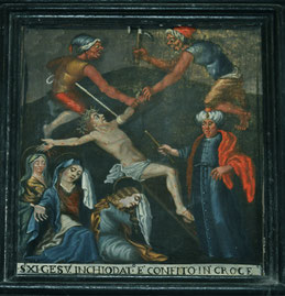 Chemin de croix - Station 10 - Jésus est cloué sur la croix - Giacomo Grandi