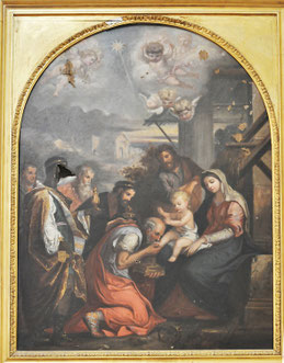Olmi Cappella (Cortenais) - Eglise St Nicolas - Adoration des mages