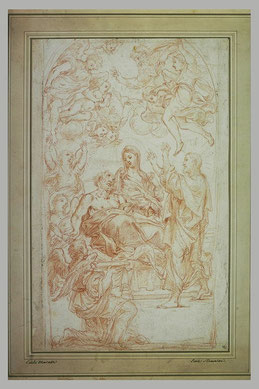 Carlo Maratta - Gravure fin XVIIè s. - anonyme italien - Musée du Louvre