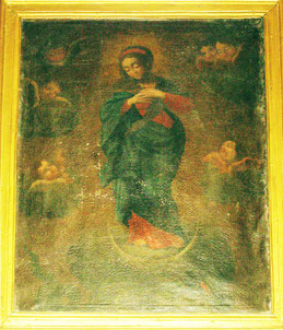 Prunelli di Casacconi - Immaculée Conception - Saverio Farinole (1728/1760) d'après Pietro da Cortona - modèle abondamment copié