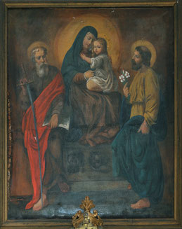 Campile (Antibia) - Chapelle Lavasina - Vierge à l'enfant d'après Fra Bartolomeo